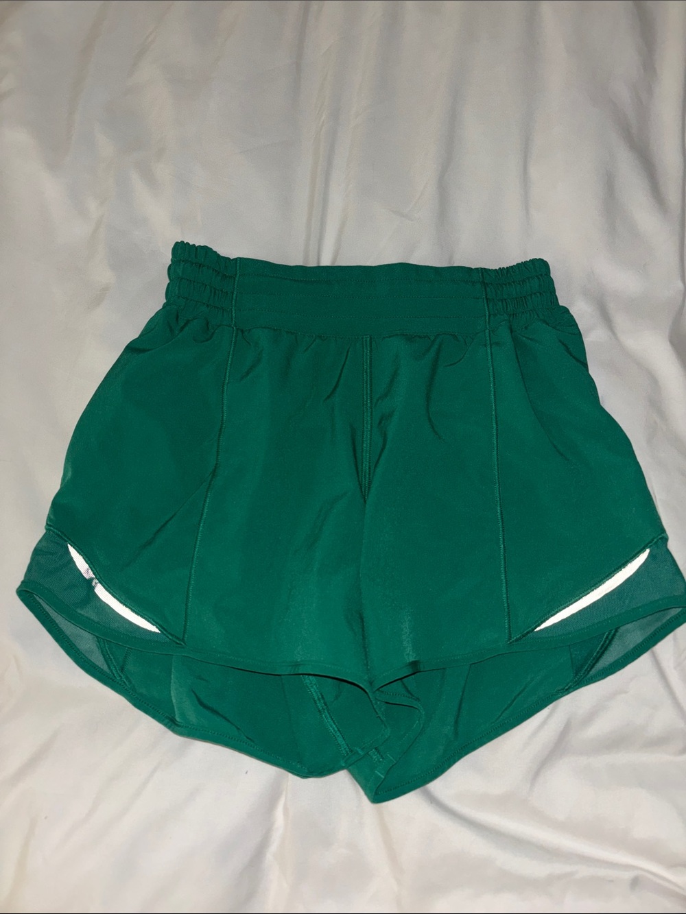 lululemon athletica Women’s Green High-Waist Athletic Shorts